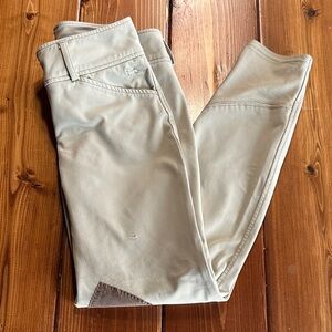 R.J. Classics Girls Youth English Riding Breeches Pants Tan Size 12 R